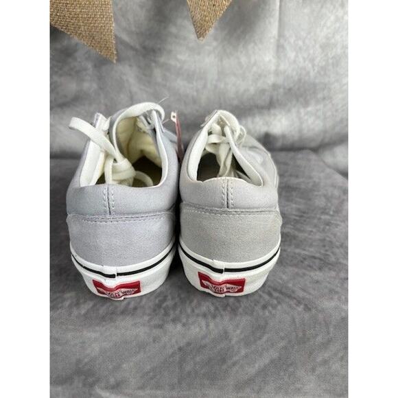 Vans Women Old Skool Gray/White Suede Lace Up Skate Shoes Sz 6.5 SEE DESCRIPTION - Picture 3 of 6